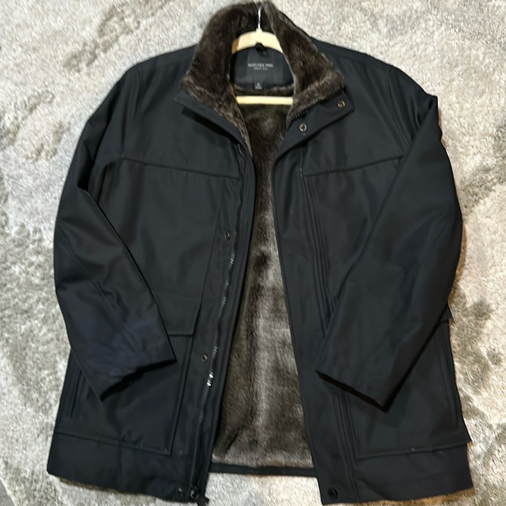 Marc New York water resistant warm jacket faux fur inside